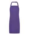 BR503 Brand Lab Kids Basic Adjustable Bib Apron Purple colour image